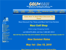 Tablet Screenshot of golf-maui.com